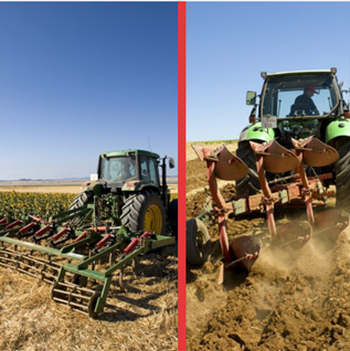 Diferencias entre arar con arado de vertedera y con chisel